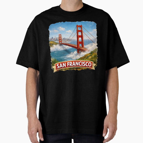 San Francisco California Usa T-Shirt - Novelty Apparel for Adults - T-Shirt, Sweatshirt, Hoodie