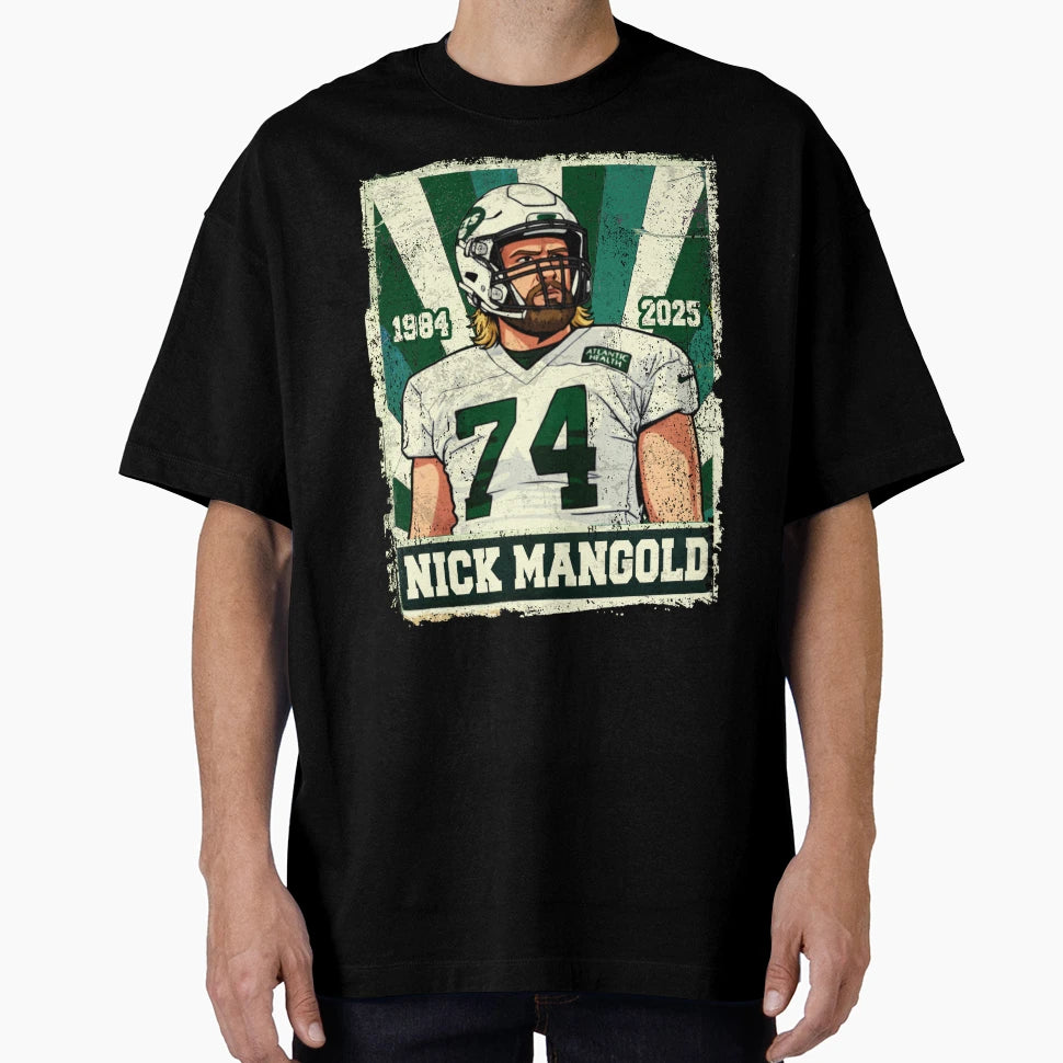 Nick Mangold T-Shirt - Custom Art Print Men Women - T-Shirt, Sweatshirt, Hoodie
