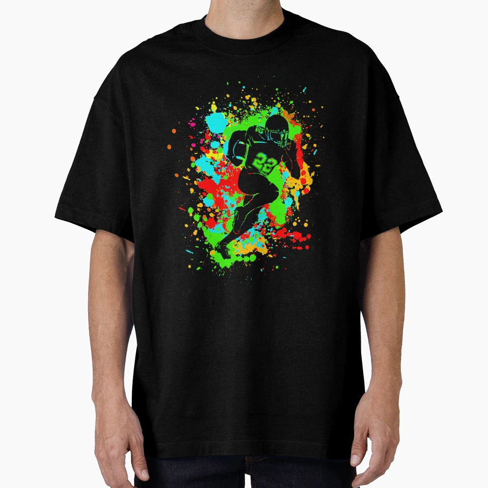Field And Couch Front Tv American Football T-Shirt - Trendy Graphic Unisex - T-Shirt, Sweatshirt, Hoodie