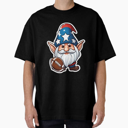 Gnome American Football T-Shirt - Aesthetic Graphic for Adults - T-Shirt, Sweatshirt, Hoodie