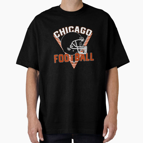 Old School Chicago Football 90S T-Shirt - Unique Graphic Men Women - T-Shirt, Sweatshirt, Hoodie