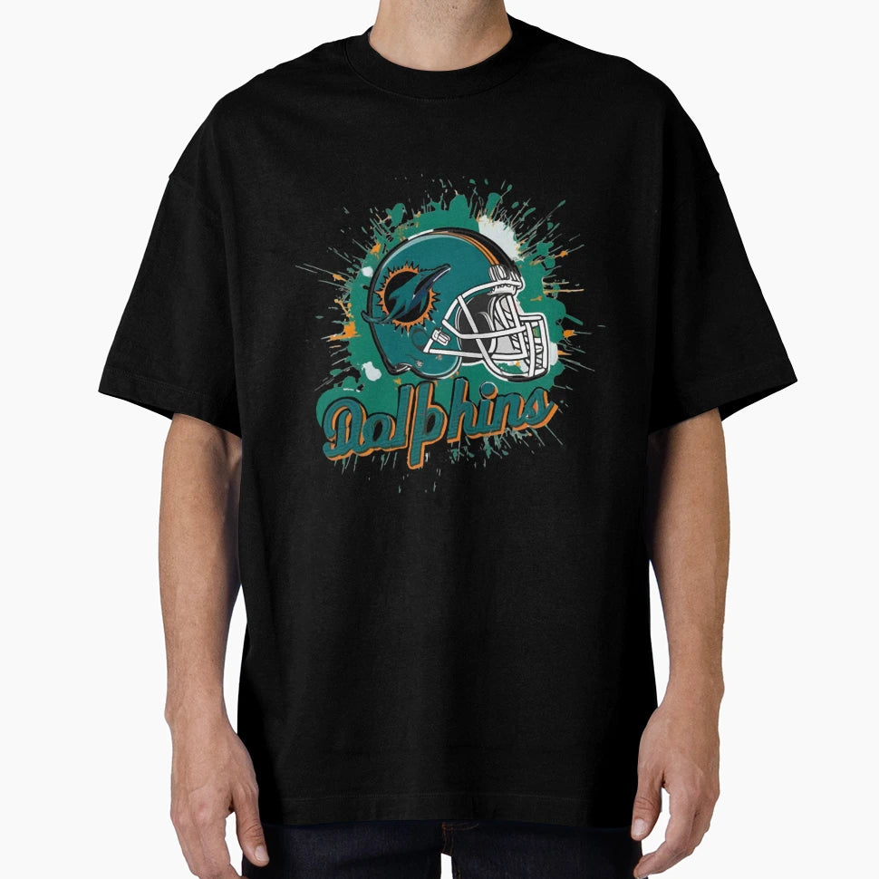 Art Miami Dolphins T-Shirt - Graphic Print Unisex - T-Shirt, Sweatshirt, Hoodie