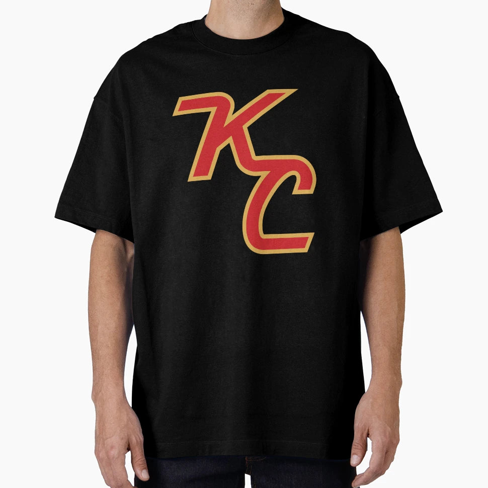 Kc Monograph Chiefs Colors T-Shirt - Graphic Print for Adults - T-Shirt, Sweatshirt, Hoodie