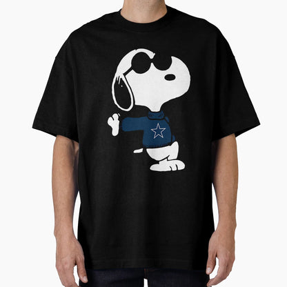 Snoopy Dallas Cowboys T-Shirt - Streetwear Style for Adults - T-Shirt, Sweatshirt, Hoodie
