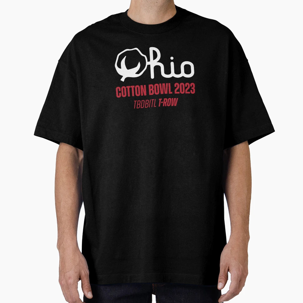 Cotton Script T Row T-Shirt - Custom Art Print Unisex - T-Shirt, Sweatshirt, Hoodie