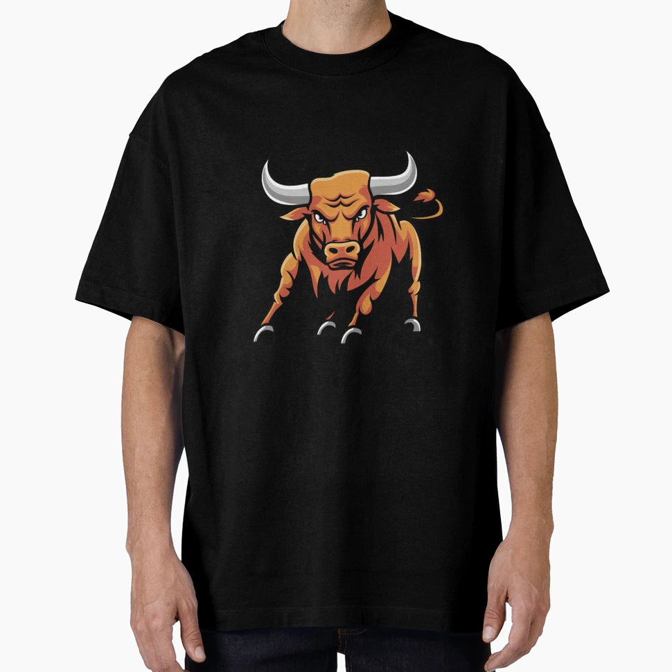 Copper Bull Imposing Bull T-Shirt - Casual Everyday Wear for Adults - T-Shirt, Sweatshirt, Hoodie
