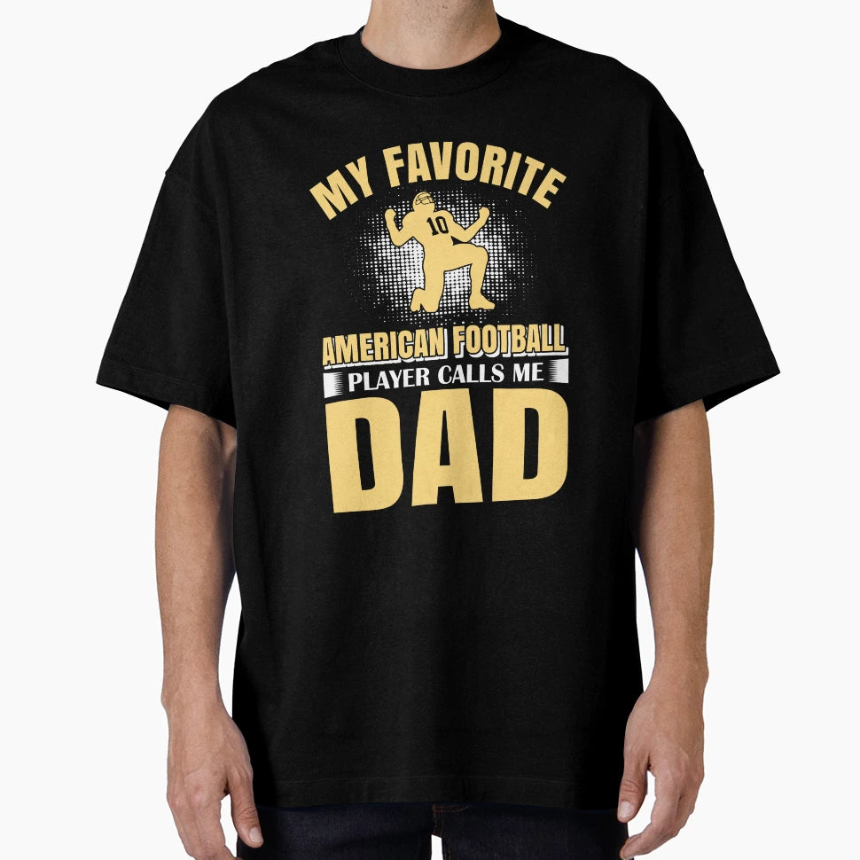 American Football Dad T-Shirt - Custom Art Print Unisex - T-Shirt, Sweatshirt, Hoodie