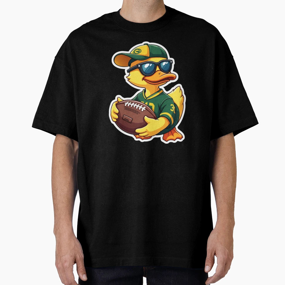 Football Duck Game Day Vibes T-Shirt - Aesthetic Graphic Men Women - T-Shirt, Sweatshirt, Hoodie