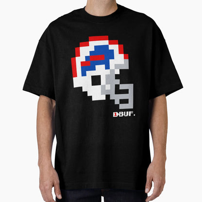 Buf White Helmet Tecmo Bowl T-Shirt - Graphic Print Men Women - T-Shirt, Sweatshirt, Hoodie