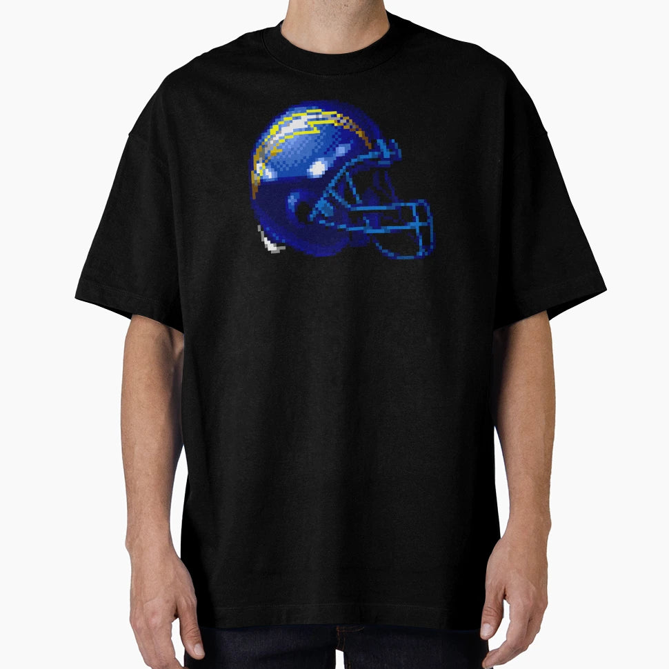 Chargers Helmet Sprite T-Shirt - Minimalist Print Men Women - T-Shirt, Sweatshirt, Hoodie