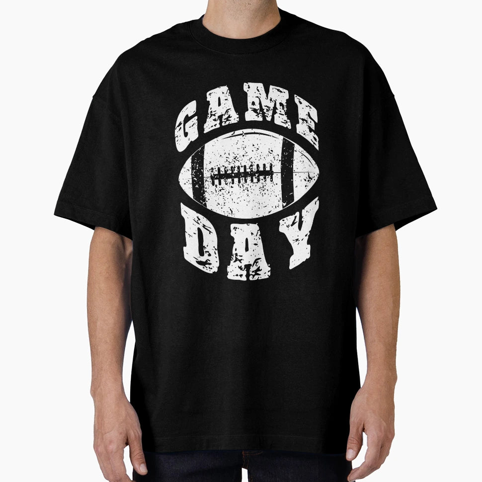 Game Day Football T-Shirt - Minimalist Print Men Women - T-Shirt, Sweatshirt, Hoodie