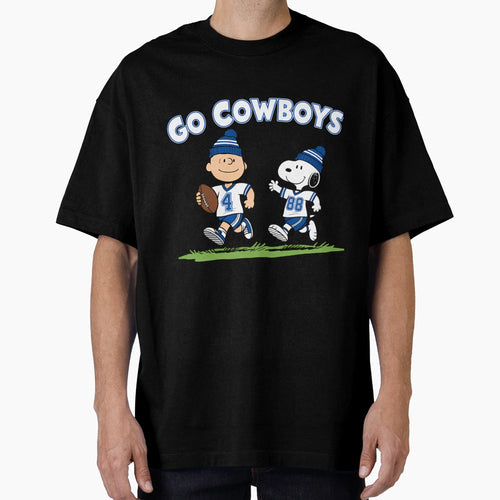 Dallas Football Go Cowboys Snoopy T-Shirt - Custom Art Print for Adults - T-Shirt, Sweatshirt, Hoodie