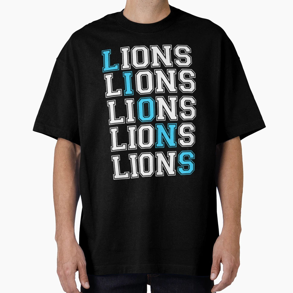Art Detroit Lions T-Shirt - Unique Graphic for Adults - T-Shirt, Sweatshirt, Hoodie