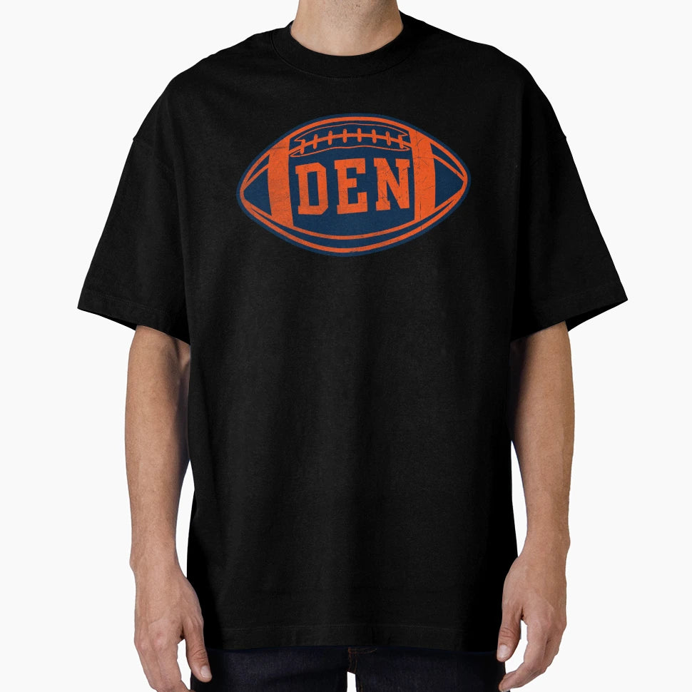 Denver Throwback Football T-Shirt - Casual Everyday Wear Men Women - T-Shirt, Sweatshirt, Hoodie
