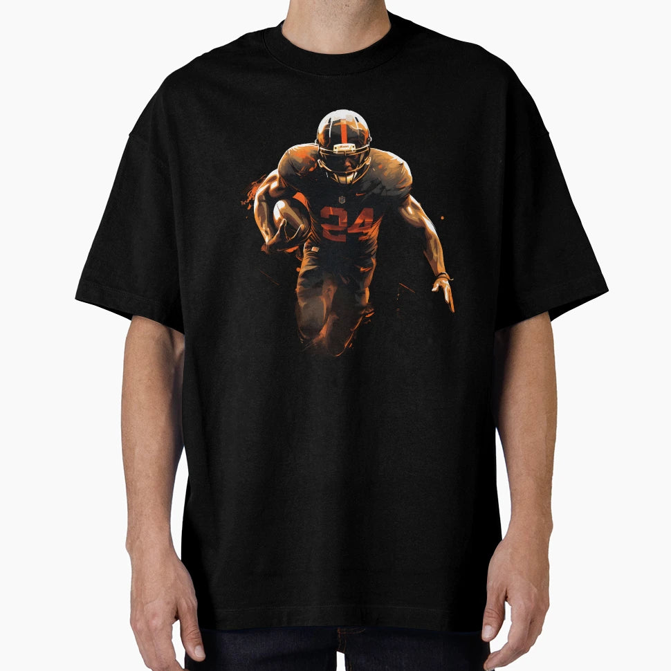 American Football Color Painting No 10 T-Shirt - Graphic Print Unisex - T-Shirt, Sweatshirt, Hoodie