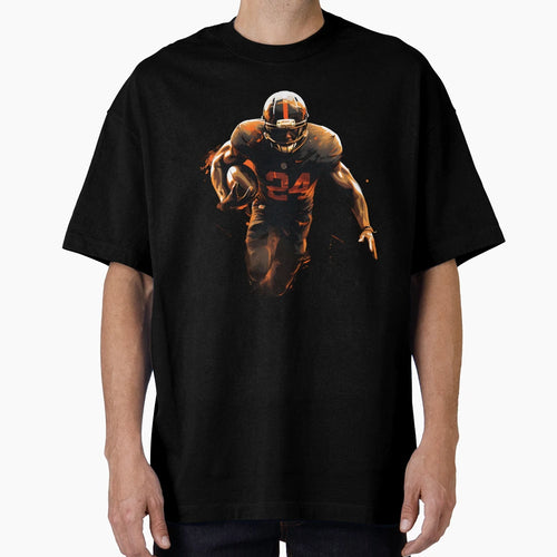 American Football Color Painting No 10 T-Shirt - Graphic Print Unisex - T-Shirt, Sweatshirt, Hoodie