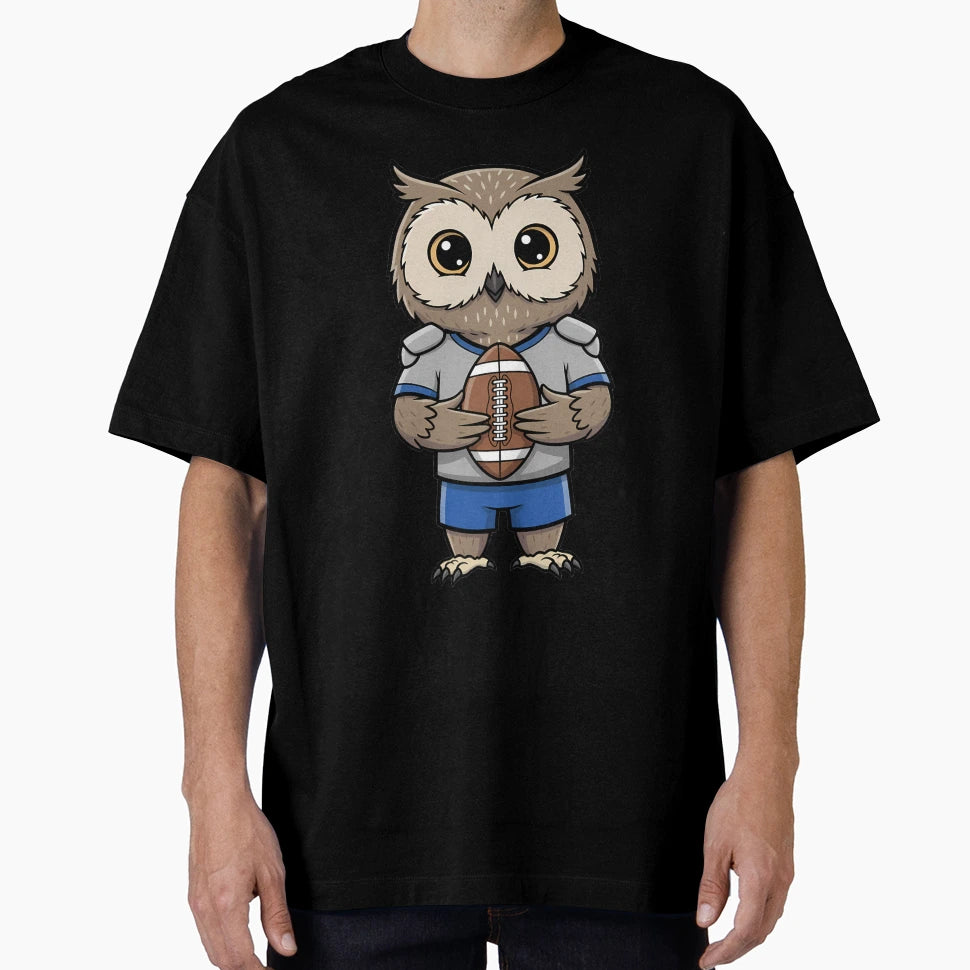 Football Owl Mascot Sports Fan T-Shirt - Trendy Graphic Men Women - T-Shirt, Sweatshirt, Hoodie