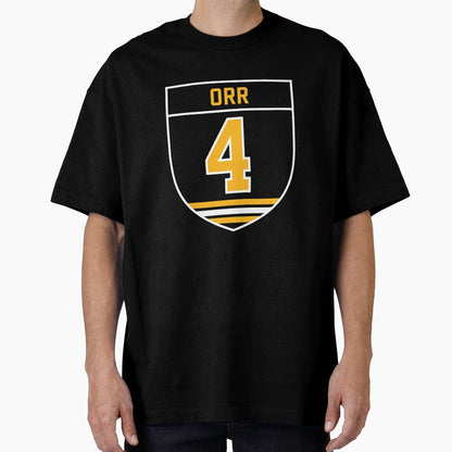 Orr 4 Emblem T-Shirt - Streetwear Style Men Women - T-Shirt, Sweatshirt, Hoodie
