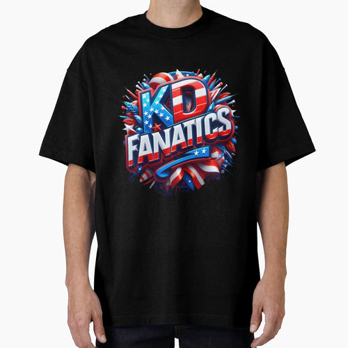 Kd Fanatics Patriotic Logo T-Shirt - Novelty Apparel Unisex - T-Shirt, Sweatshirt, Hoodie