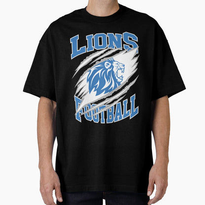 Art Detroit Lions T-Shirt - Minimalist Print Men Women - T-Shirt, Sweatshirt, Hoodie
