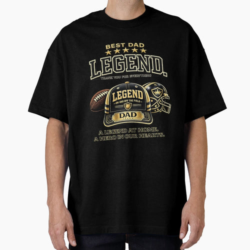 Dad Legend Black Baseball Cap T-Shirt - Streetwear Style for Adults - T-Shirt, Sweatshirt, Hoodie