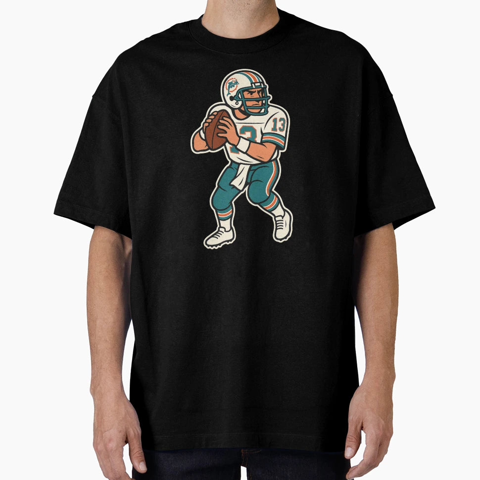 Gridiron Greats Cartoon Tribute Dan T-Shirt - Aesthetic Graphic Men Women - T-Shirt, Sweatshirt, Hoodie