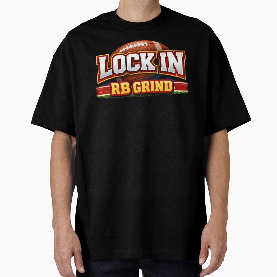 Lock Rb Grind Football T-Shirt - Graphic Print Men Women - T-Shirt, Sweatshirt, Hoodie