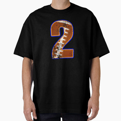 American Football Player Number Two T-Shirt - Unique Graphic Unisex - T-Shirt, Sweatshirt, Hoodie