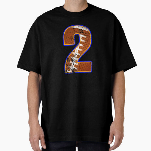 American Football Player Number Two T-Shirt - Unique Graphic Unisex - T-Shirt, Sweatshirt, Hoodie