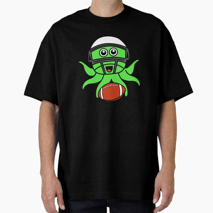 Octopia Art American Football T-Shirt - Fun Novelty Design for Adults - T-Shirt, Sweatshirt, Hoodie
