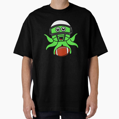 Octopia Art American Football T-Shirt - Fun Novelty Design for Adults - T-Shirt, Sweatshirt, Hoodie