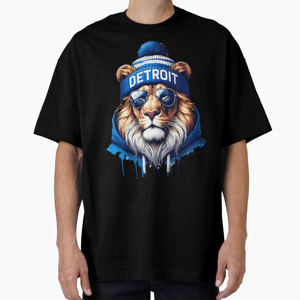 Detroit Lions T-Shirt - Graphic Print Unisex - T-Shirt, Sweatshirt, Hoodie
