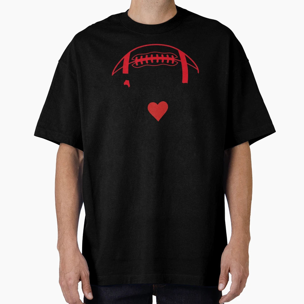 Football Mom Mothers Day T-Shirt - Aesthetic Graphic for Adults - T-Shirt, Sweatshirt, Hoodie