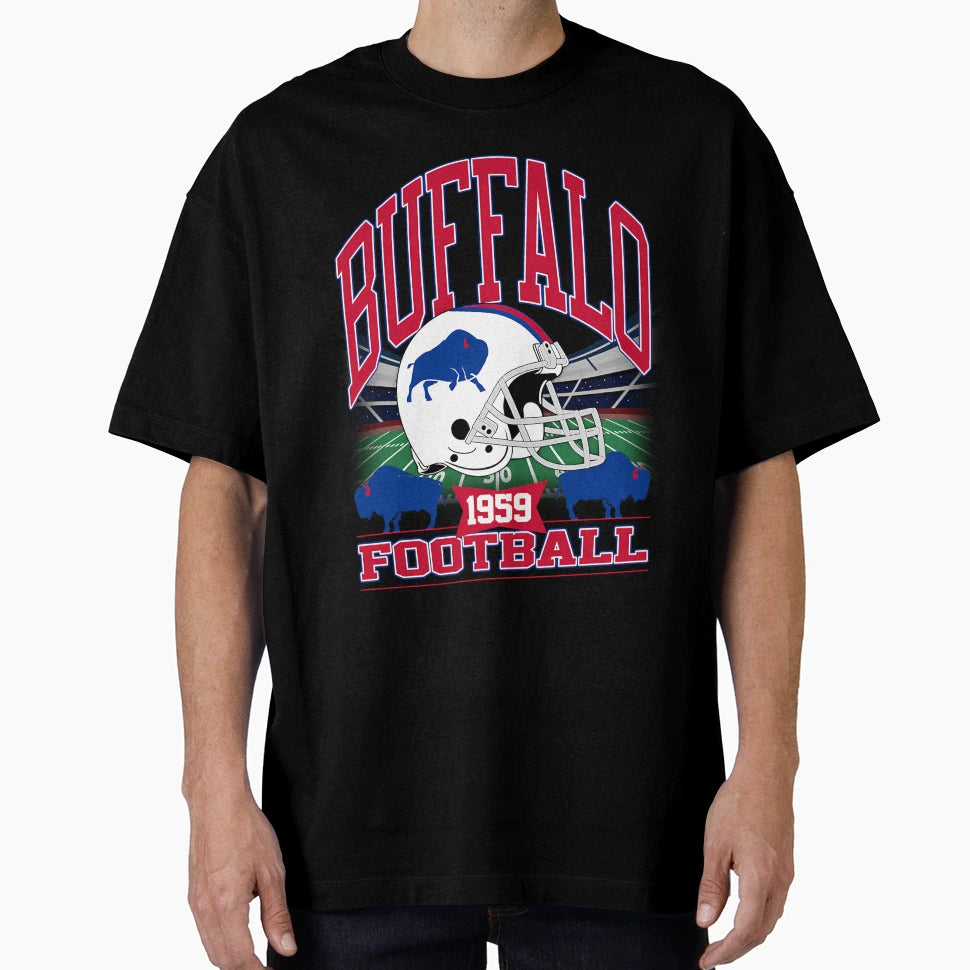 Buffalo Football Gridiron Legacy V2 T-Shirt - Minimalist Print Unisex - T-Shirt, Sweatshirt, Hoodie