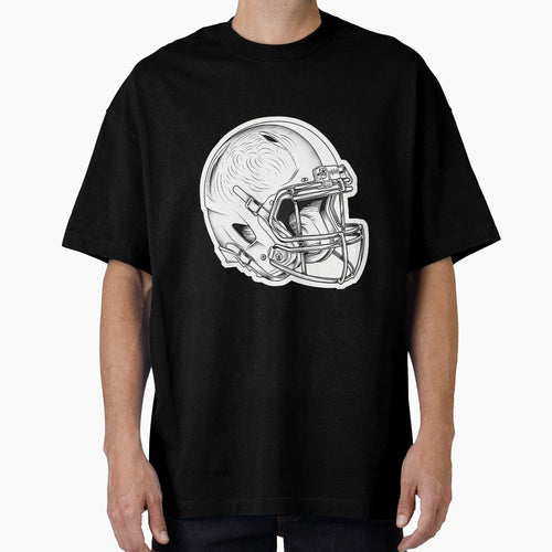 Football Helmet T-Shirt - Novelty Apparel Unisex - T-Shirt, Sweatshirt, Hoodie