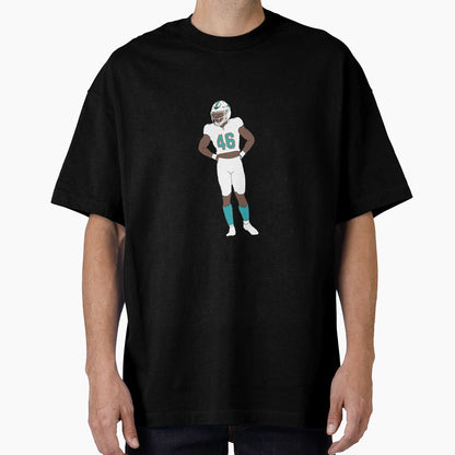 Miami Dolphins Noah Igbinoghene T-Shirt - Custom Art Print Unisex - T-Shirt, Sweatshirt, Hoodie