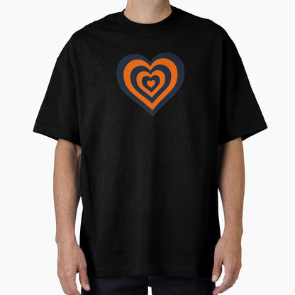 Orange And Blue Powerpuff Heart T-Shirt - Fun Novelty Design Men Women - T-Shirt, Sweatshirt, Hoodie