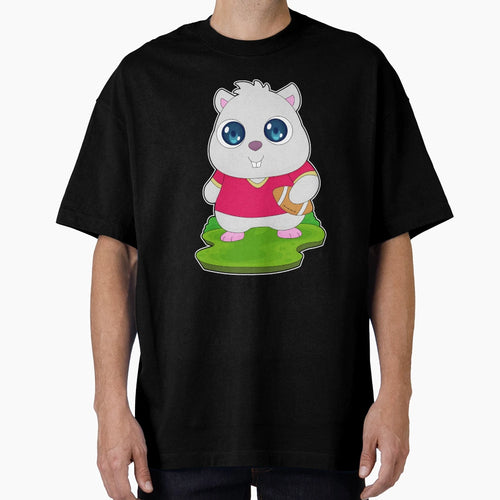 Hamster American Football Sports T-Shirt - Aesthetic Graphic Unisex - T-Shirt, Sweatshirt, Hoodie