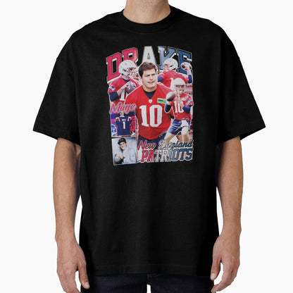 Drake Maye New England Collage T-Shirt - Unique Graphic Unisex - T-Shirt, Sweatshirt, Hoodie