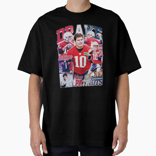 Drake Maye New England Collage T-Shirt - Unique Graphic Unisex - T-Shirt, Sweatshirt, Hoodie