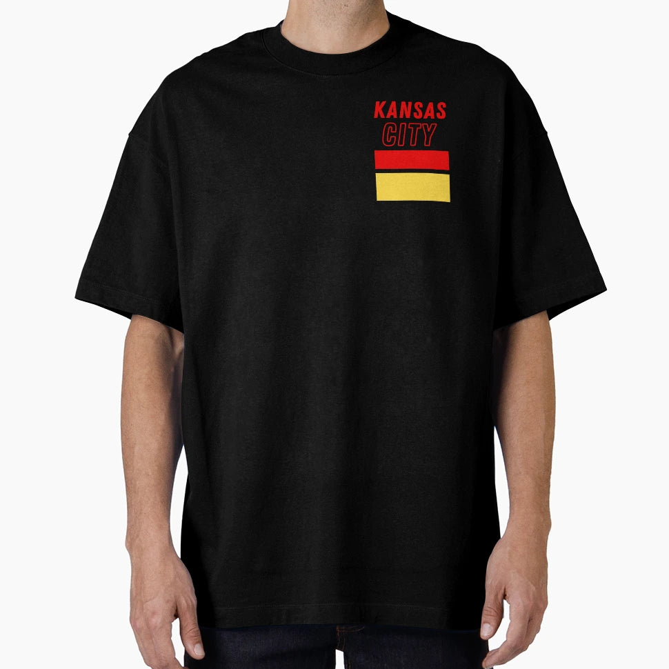 Kansas City Color Block T-Shirt - Aesthetic Graphic for Adults - T-Shirt, Sweatshirt, Hoodie