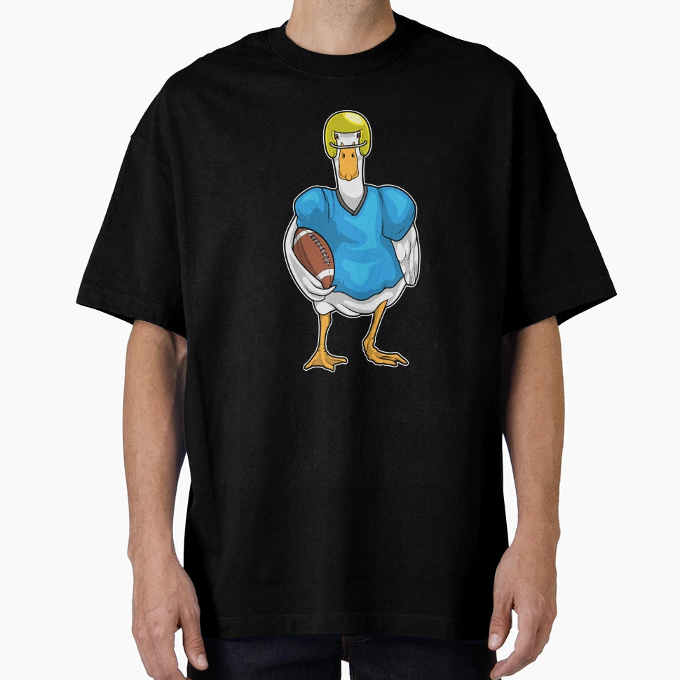 Duck American Football Helmet T-Shirt - Fun Novelty Design Unisex - T-Shirt, Sweatshirt, Hoodie