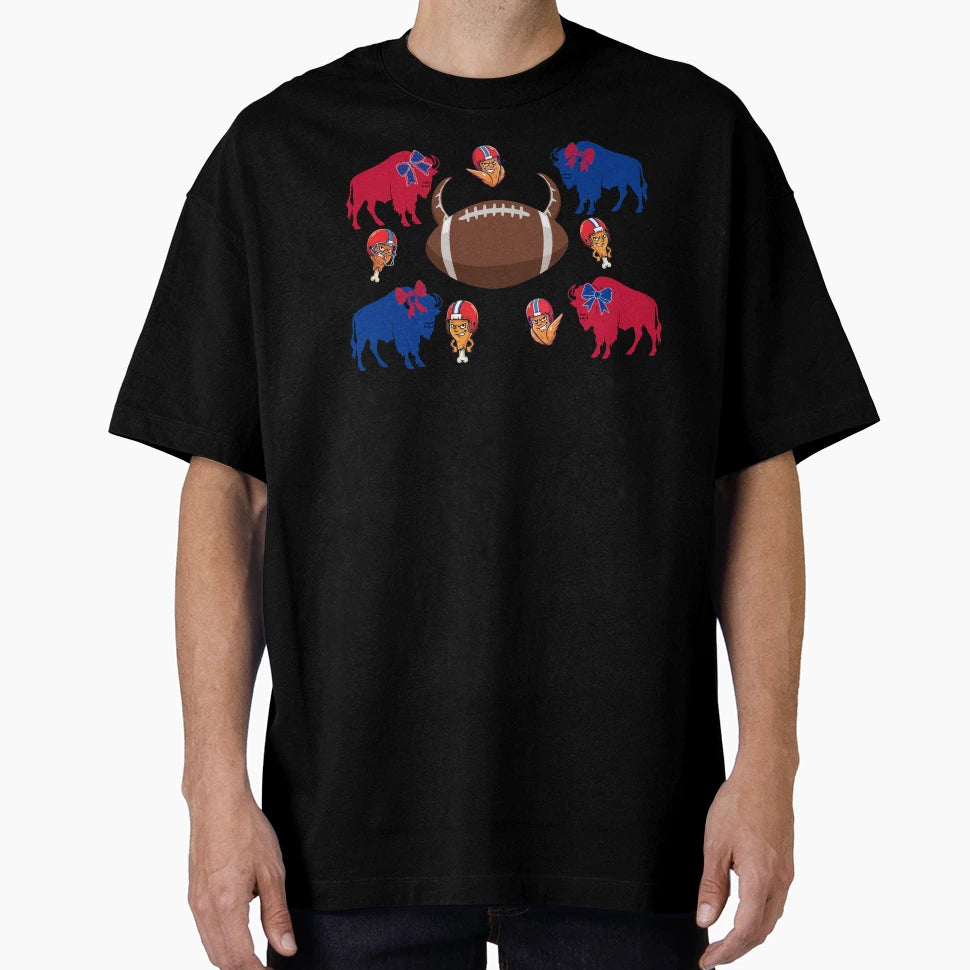Buffalo New York Football T-Shirt - Trendy Graphic Unisex - T-Shirt, Sweatshirt, Hoodie