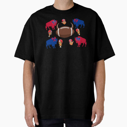 Buffalo New York Football T-Shirt - Trendy Graphic Unisex - T-Shirt, Sweatshirt, Hoodie