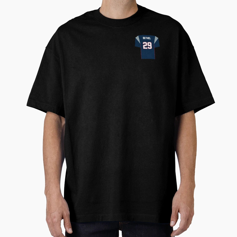 Justin Bethel Patriots Jersey T-Shirt - Trendy Graphic Men Women - T-Shirt, Sweatshirt, Hoodie