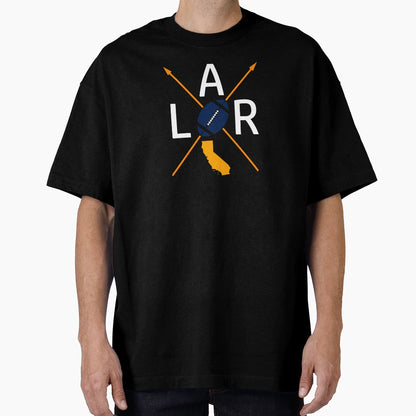 Los Angeles Football Fan State T-Shirt - Aesthetic Graphic Men Women - T-Shirt, Sweatshirt, Hoodie