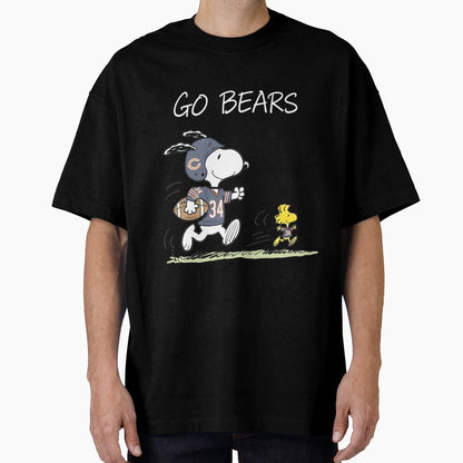 Go Bears Football Fan Art T-Shirt - Streetwear Style for Adults - T-Shirt, Sweatshirt, Hoodie
