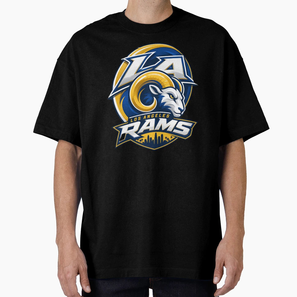 La Rams Golden Charge High Impact T-Shirt - Unique Graphic Men Women - T-Shirt, Sweatshirt, Hoodie