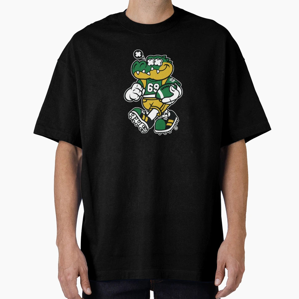 Alligator Football T-Shirt - Novelty Apparel Men Women - T-Shirt, Sweatshirt, Hoodie