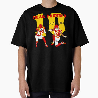 Isiah Pacheco 10 Kc Chiefs T-Shirt - Streetwear Style for Adults - T-Shirt, Sweatshirt, Hoodie